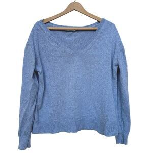 Everlane Blue Knit Sweater - Size M - 100% Cotton